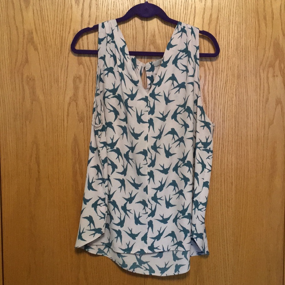 LOFT sleeveless blouse.